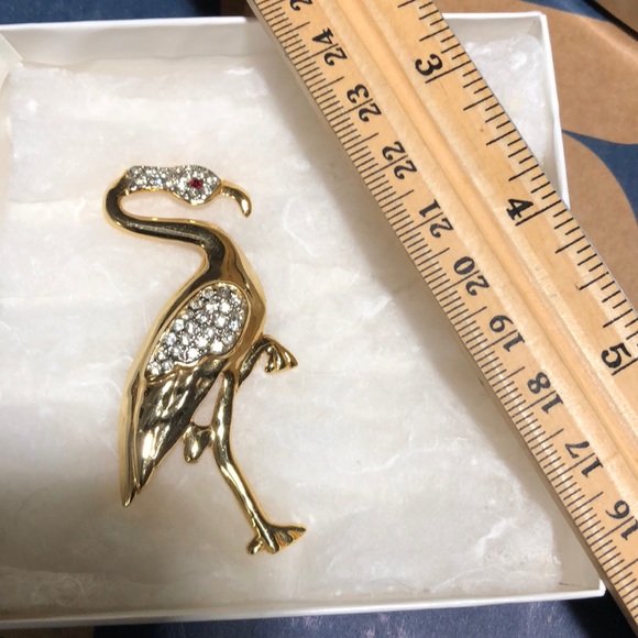 Stork or flamingo pin - Picture 3 of 4